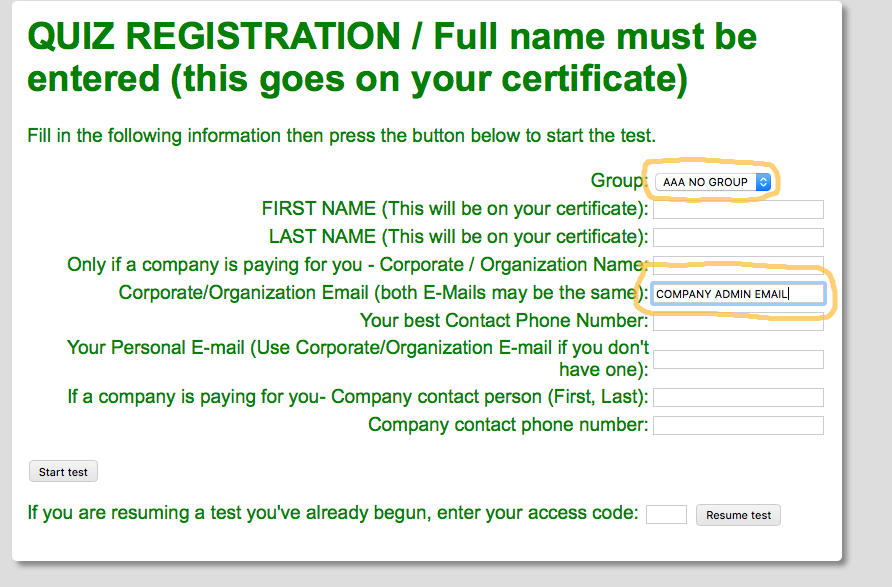 REGISTRATION FORM FOR GROUP (JORDANS)